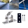 thumbnail image 4 of Soportes de aluminio Hugtrwg para Panel Solar soporte de montaje en techo plano ángulo de 15-30 grados 2 uds, 4 of 9