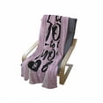 thumbnail image 4 of I Love You to the Moon and Back Soft Flannel Fleece Throw Blanket, Charcoal Written Effect Motto on Affection, Cozy Plush for Indoor and Outdoor Use, 50" x 60", Baby Pink Charcoal Grey, by Ambesonne, 4 of 6