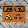 thumbnail image 5 of (2 Pack) Hot Surface With Symbol OSHA Warning Sign 24 Inch X 18 Inch Indoor / Outdoor Rust-Free Aluminum Metal Signs for Workplace, Workshop, and Construction Site, Made in the USA, 5 of 8