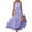 Purple, variant on Long Summer Dresses for Women Sleeveless Halter Maxi Dress Flowy Ruffle Sundress (Green S)