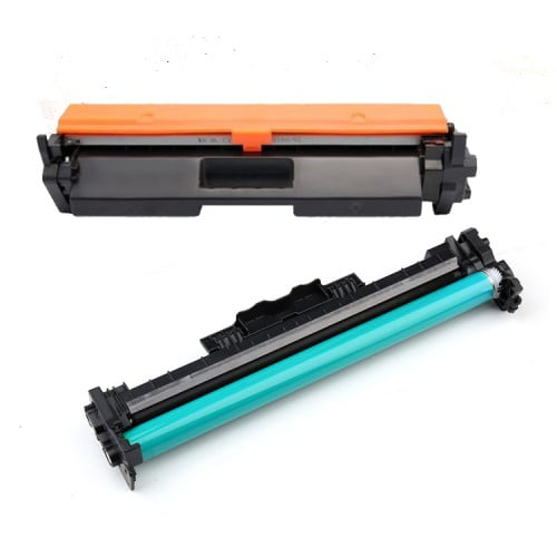 (CF232A + CF230A) Cartouche de Tambour et de Toner Combo Compatible pour HP32A, HP 30A