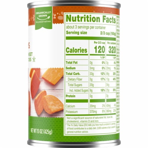2X-Simple Truth Organic Sweet Potato Yams - 15 oz