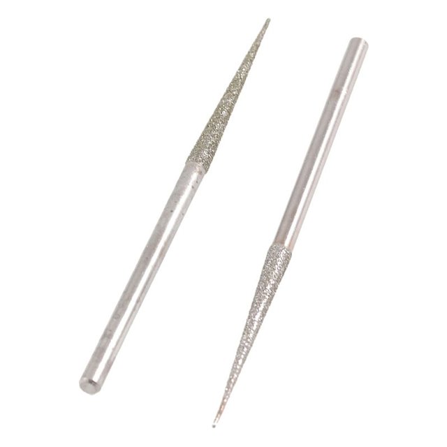 Unique Bargains 5 Pcs Pointes de Diamant Fuselées de 3mm de Diamètre