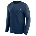 thumbnail image 2 of Men's J. Palmer Navy Michigan Wolverines In-The-Pocket Long Sleeve T-Shirt, 2 of 5