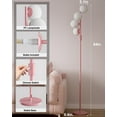thumbnail image 4 of PYYAN-64IN Dimmable (Brightness Adjustable) Globe Floor Lamp, Pink Standing Lamps with 4PCS 3000K G9 Bulbs Soft Warm White Eye Care, Mid Century Modern Floor Lamp for Living Room, 4 of 4