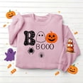 thumbnail image 5 of Enjoytime Halloween Crew Neck Sweatshirts Women Vintage Funny Printed Pullover Top Lightweight Casual Long Sleeve Sweatshirt, 5 of 5