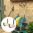 thumbnail image 2 of 6 Piece Black Heavy Duty Steel Garage Hooks,for Chair, Ladders, Hose,Etc.--Can Hang 30 Pounds, 2 of 5
