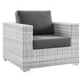 thumbnail image 2 of Modway Ensemble de Mobilier de Patio Extérieur 3 Pcs en Gris Pâle Charbon, 2 of 10