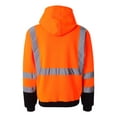 thumbnail image 3 of Kishigo Hi-Vis Full-Zip Hooded Sweatshirt Size up to 5XL, 3 of 5