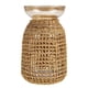 thumbnail image 3 of Khaki Glass Vase for Storage Creative Design with Anti Skid Bottom Fits Various Rooms 7 inch, 3 of 5