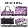 thumbnail image 4 of Large Capacity Tote Bag,Pink and Purple Of Leopard Print Handbag Fashion Luxury Tote Bag,15.7"x13"x 5.1" Inches,Laptop Compatible, 4 of 6