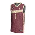 thumbnail image 2 of Youth GameDay Greats #1 Garnet Florida State Seminoles Lightweight Highlight Print Basketball Jersey, 2 of 4