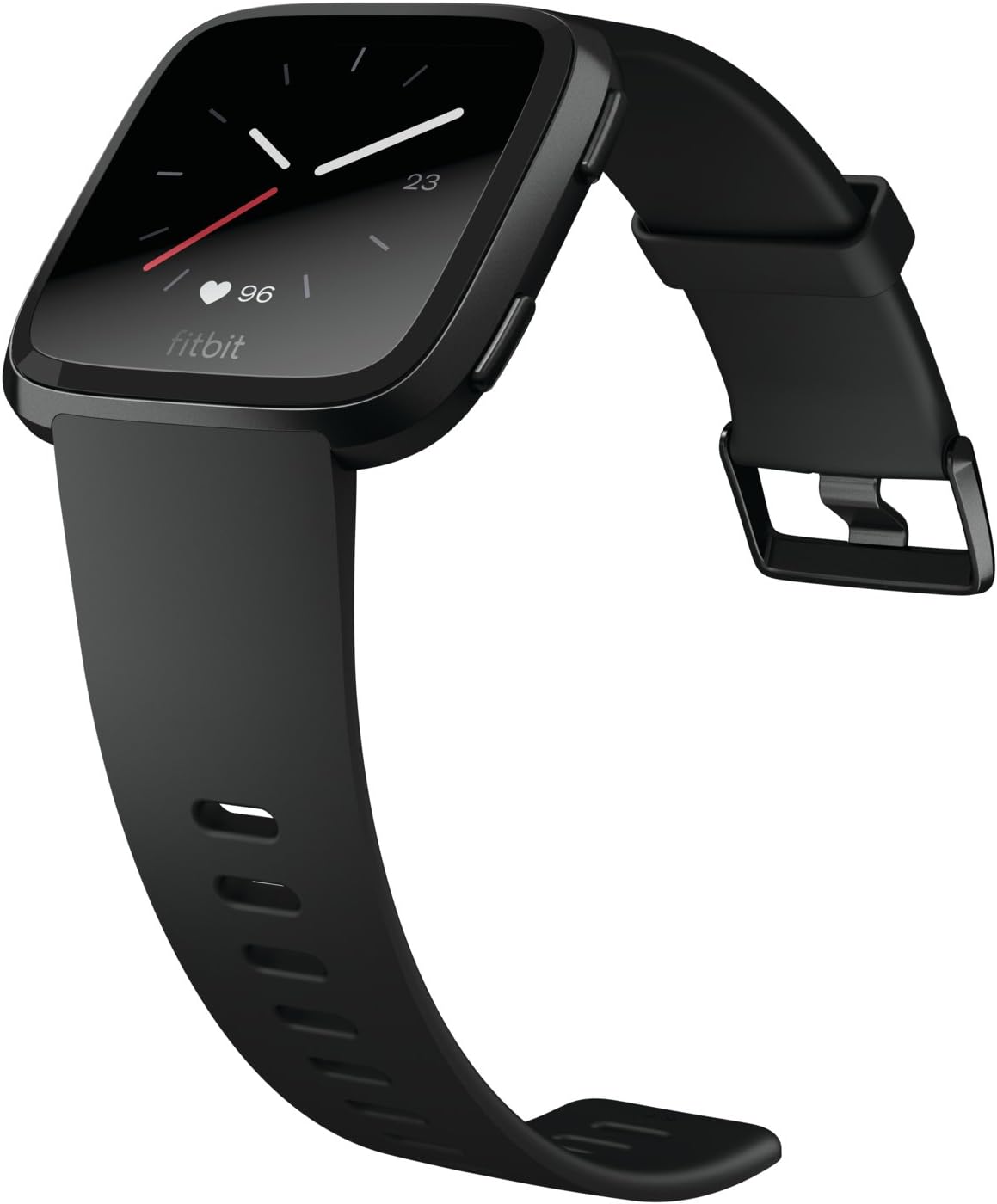 Fitbit Versa Smart Watch, Black/Black Aluminium, One Size (S & L Bands Included) - image 4 of 11