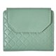 thumbnail image 1 of Cartera delgada de cuero de PU para mujer, billetera tipo acordeón, tarjetero, bolsillo para monedas con cremallera, 1 of 5