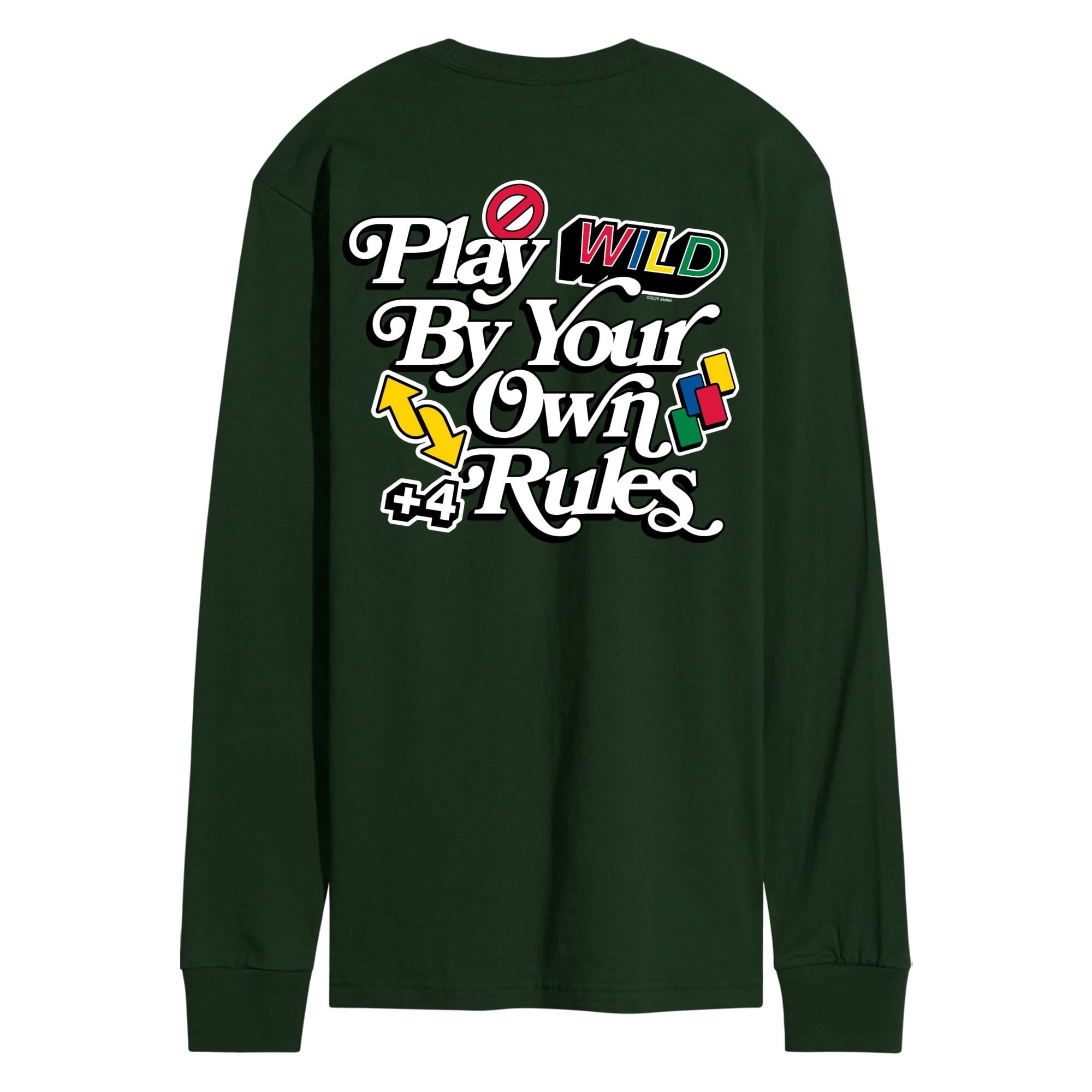 Uno - Play By Your Own Rules - Men's Long Sleeve Graphic T-Shirt