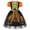 A03809-Orange, variant on Benylion Princess Dress for Girls Tulle Dress Princess Costume Toddler Halloween Cosplay Outfits Puff Sleeve Dress Birthday Christmas Fancy Party Dress Up for 5-6 Years
