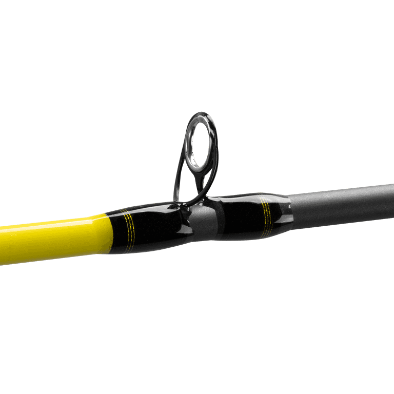 Lew's Mr. Crappie Slab Shaker Casting Fishing Rod, Yellow/Gray