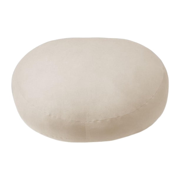 Almohada de apoyo lumbar, cómoda y multiusos, para asiento y cintura. Blanco