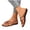 Brown, variant on hoksml Women's Crisscross Strap Flip Flops, Open Toe Summer Slippers for Summer Casual and Beach Wear