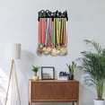 thumbnail image 5 of Medal Hanger Display Rack Hanger Awards Ribbon Holder Medal Hook Race Medal Display Wall Mount Medals Frame for Wall Over 50 Medals Easy to Install, 5 of 9