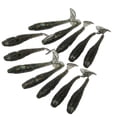 thumbnail image 4 of 12pcs 70mm/2.9g T Tail Soft Bait PVC Paddle Tail Artificial Soft Worm Bait Fishing LureFlash Grey, 4 of 14