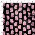 thumbnail image 2 of Soimoi Moss Georgette Fabric Pig Animal Decor Fabric Printed Yard 42 Inch Wide, 2 of 5