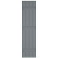 thumbnail image 5 of Ekena Millwork 14"W x 56"H Lifetime Vinyl, TailorMade Four Board Joined (3 Batten), Board-n-Batten Shutters, w/Shutter-Loks (Per Pair), Platinum, 5 of 13