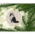 thumbnail image 2 of Ragamuffin Cat Christmas Ceramic Ornament 2.8 in x 2.8 in, 2 of 3