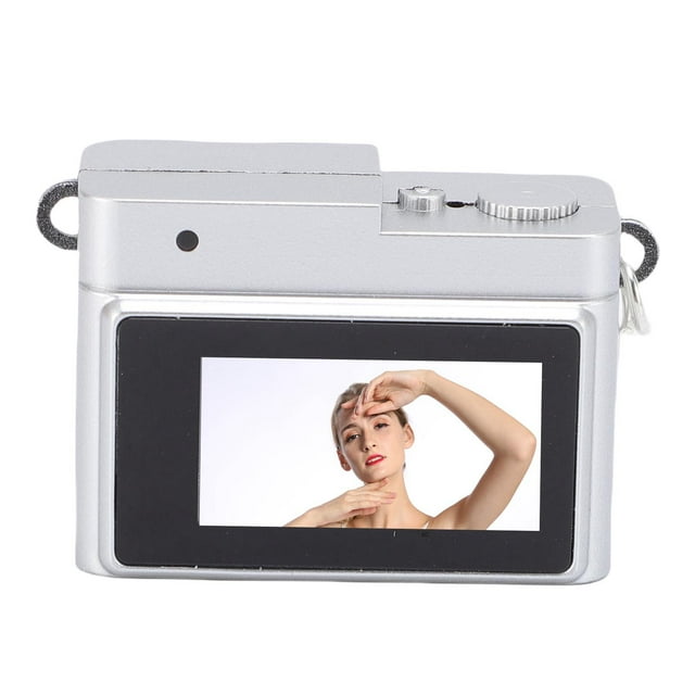 Mini Cámara De Llavero, 1080p FHD Mini Cámara Digital Retro, Pequeñas Cámaras Pequeñas Portátiles Cámaras Compactas Vintage Compactas, Grabadora De Video De Bolsillo Para