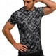 thumbnail image 4 of Tops para hombre, blusas y camisas de cuello redondo y manga corta para hombre, blusas y camisas casuales deportivas con estampado de camuflaje divertido para hombre y mujer, blusas vintage de manga c, 4 of 8