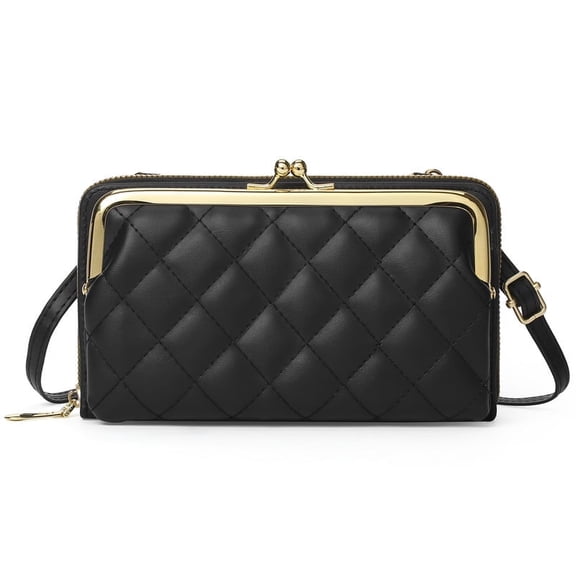 FALAN MULE Crossbody Bags for Women Cell Phone Wallet Purses Trendy Vegan Leather Handbags with Adjustable Shoulder Strap