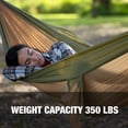 thumbnail image 3 of Bliss Hammocks Portable Travel Camping Hammock in a Bag W/ Adjustable Tree Straps, 54-inch Wide, 350 lb. Capacity (Desert Storm), 3 of 10