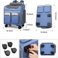 thumbnail image 2 of Wheeled Backpack for Pet Transport Stroller Pet Carrier Puppy Cat Transport Bag Comfortable Backpack, 2 of 5