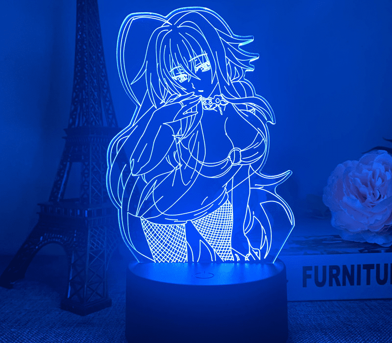 3D Xiaoye Hatsune Miku Anime Series USB Creative Gift Desk Lamp A7 Black  Touch Colorful 