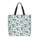 thumbnail image 1 of Disketp Bears and Tropical Leaves Bolsa Tote de Lona para Mujer, Bolso de Hombro y Cruzado con Cierre de Cremallera, 1 of 7