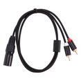 thumbnail image 1 of Cable de audio XLR a doble A1 XLR macho de 3 pines a conector macho doble Cable de audio estéreo Amplificador Conector de mezcla Cable AV 1 m, 1 of 8