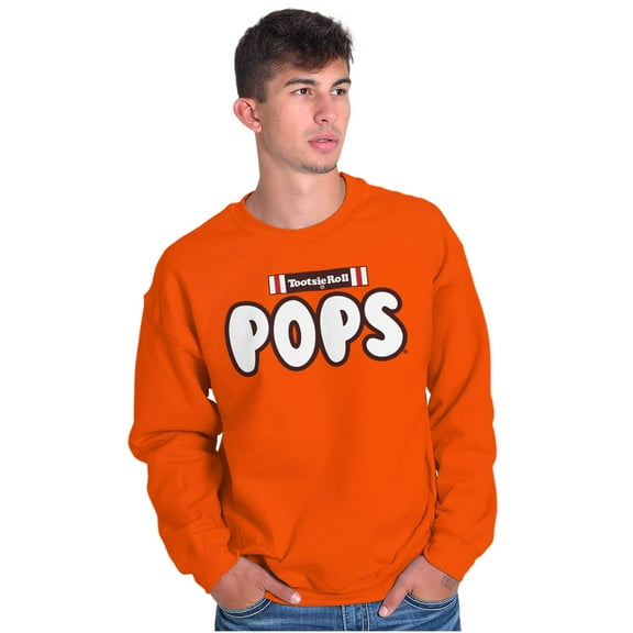Tootsie Roll Pop Retro Lollipops Logo Sweatshirt for Men or Women Brisco Brands S