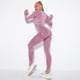 thumbnail image 5 of Traje de yoga de manga larga de yoga hueco sin costuras para damas Deportes Fitness Running Yoga Set Wmkox8yi  bvn2325, 5 of 9
