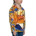 thumbnail image 3 of Lsque Sml Jeffy Patten Youth Hoodie Sweatshirt Pullover with Kangaroo Pocket Boys and Girls Hoodie Warm Hoodie for Kids, 3 of 8