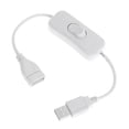 thumbnail image 1 of Xuanheng 2xUSB 2.0 A Male to A Female Extension Extender Cable With Switch ON OFF, 1 of 8