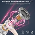 thumbnail image 2 of Auricular inalámbrico Ltinist 75H Bluetooth 5.3 Sport IP7 Rosegold, 2 of 7