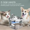 thumbnail image 4 of Cat Water Fountain oz/L Stainless Steel Plate Cat Fountain UltraQuiet Water Fountain Indoor Cat Circulating Water Filtration Automatic Drinking Water Dispenser for Cats and Dogs, 4 of 8