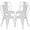Cream, variant on Metal Chairs Set of 4 for Dining Room Metal Bar Stools Metal Stool with Back Trattoria Chairs 18 Inch Seat Width Industrial Chair No Arms Tolix Stool 330LBS Weight Capacity,Bronze