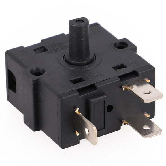 Electric Room Heater Switch Selector 3 Pin 5 Pin Ac250V 16A Rotary Control Compatible With Most Electric Heater Brands