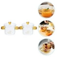 thumbnail image 2 of RENACLIPY 2-Piece Transparent Glass Stew Pot Set - Cookware for Home Kitchen Cooking and Serving, 2 of 5