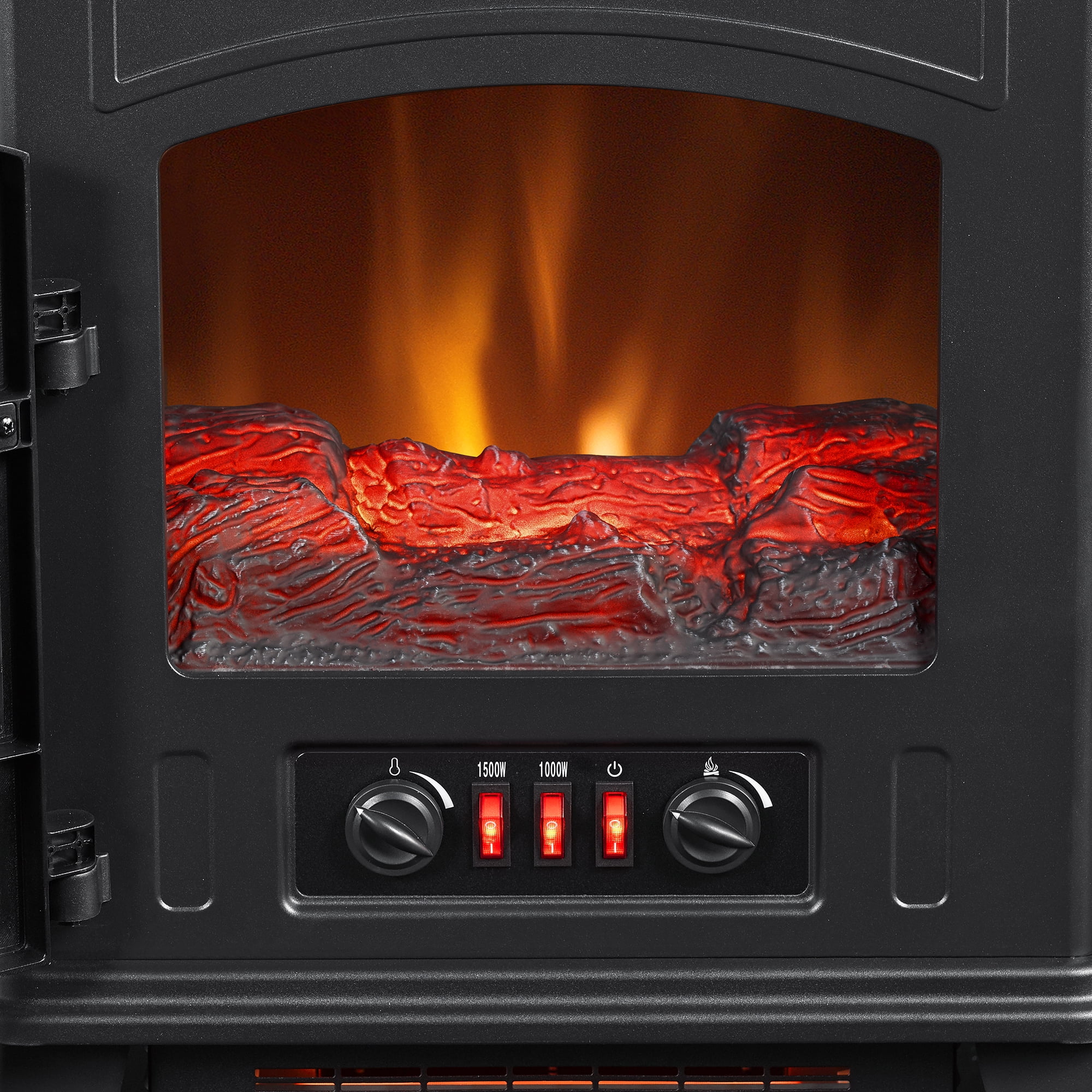Duraflame Infrared Quartz Electric Fireplace Stove Heater - Walmart.com