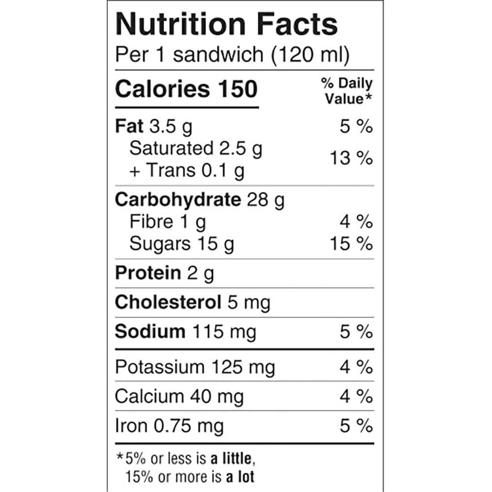 Disney Mickey Mouse Frozen Dessert Sandwiches 4 x 120 ml