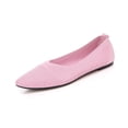 thumbnail image 2 of Women's Knit Pointed Toe Ballet Flats, Breathable Comfortable Slip-On Casual Dress Shoes, 2 of 4