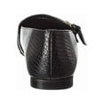 thumbnail image 3 of M by Bruno Magli Melia Snake-Embossed Leather Flat, 6, Black, 3 of 5