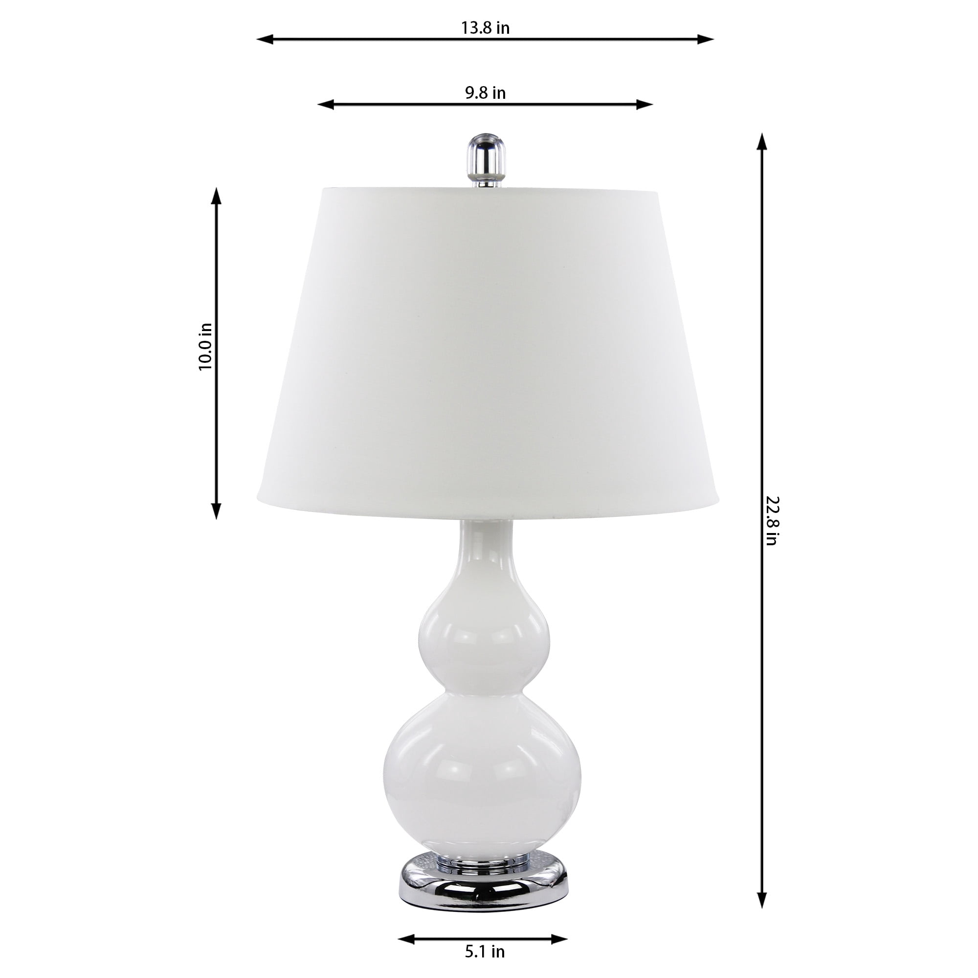 Abble 23" 2PK TABLE LAMP SET